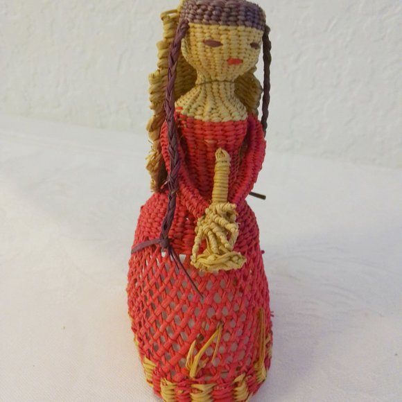 Vintage Colombian Angel Ornaments, Set of 4 - Picture 8 of 9